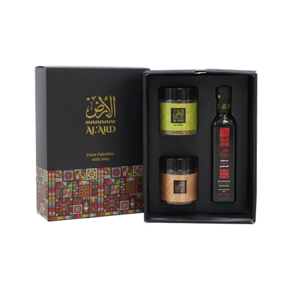 Cutii Cadou Tip 2  cu Produse Palestiniene – 100% Naturale & Autentice
