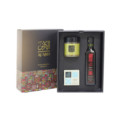 Cutii Cadou Tip 1  cu Produse Palestiniene – 100% Naturale & Autentice